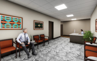 Interior rendering of the Gaming Administration Building